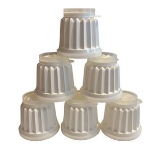 Vintage Tupperware Jell-ette Jello Mold Set of 6